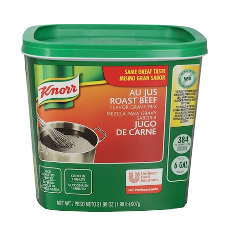 Knorr Knorr Au Jus Beef Sauce/Gravy Mix 1.99lbs Tub, PK4 84136726